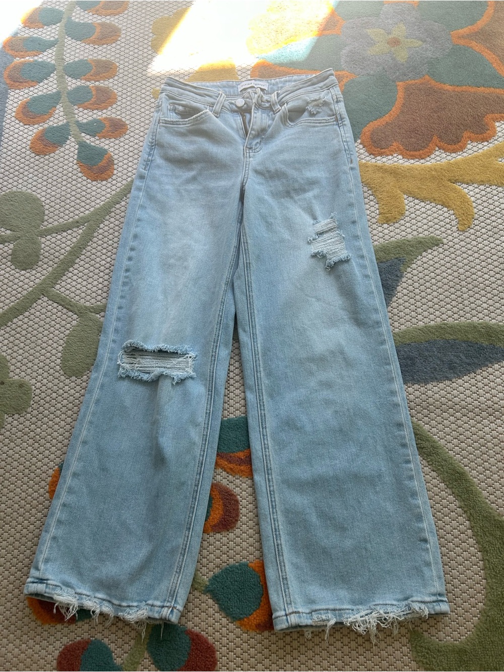 Flying Monkey High Rise Wide Leg Denim - Picture 2 of 5